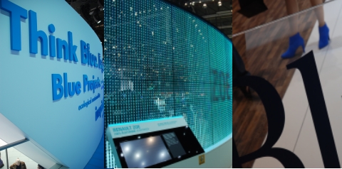 L'automobile passe au bleu électrique